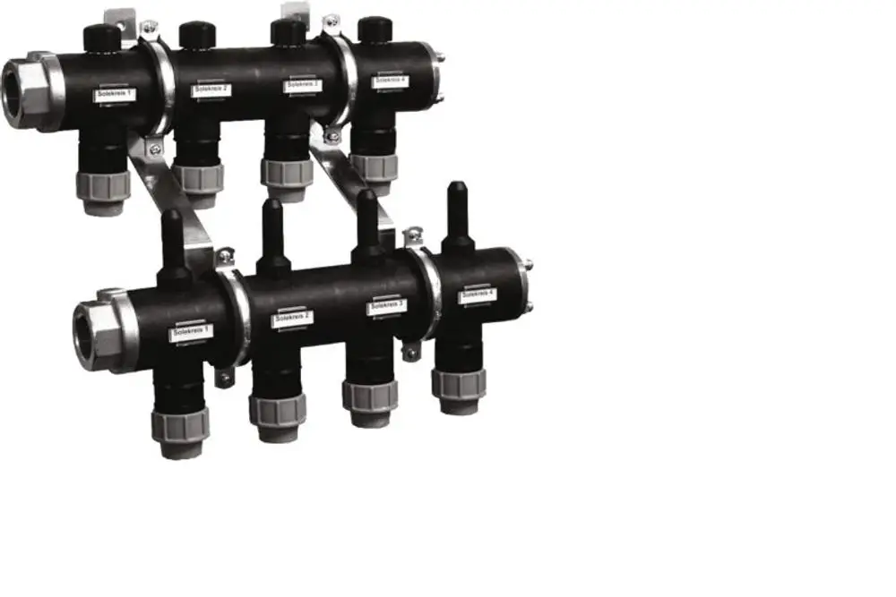 STIEBEL ELTRON Soleverteiler WPSV 40-6, Vor-/Rücklaufverteiler, 232465